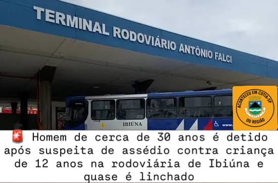 Homem de 30 anos detido por assediar criança de 12